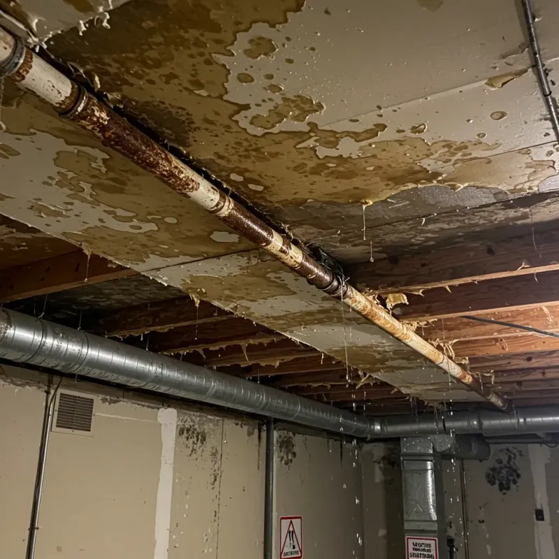 Ceiling Water Damage Repair in Bowbells, ND